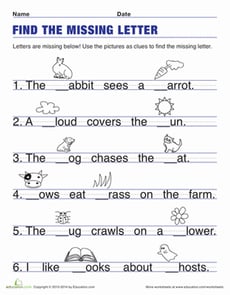 Find the Missing Letter