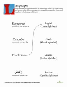 Phrases in Different Languages