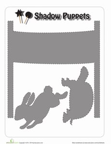 Tortoise and the Hare Puppets