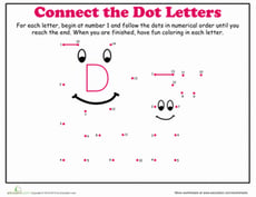 Dot-to-Dot Alphabet: R