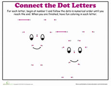 Dot-to-Dot Alphabet: Y