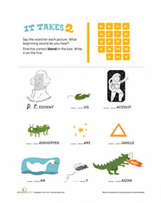 It Takes Two: Blended Consonants