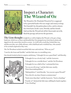 The Wizard in The Wizard of Oz