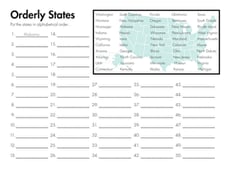 Alphabetize the United States