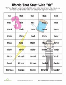Words That Start With Th