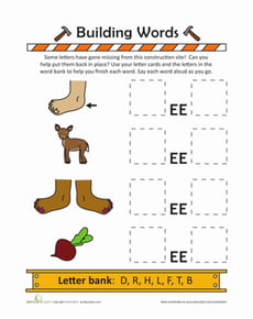 Create Words with Letters