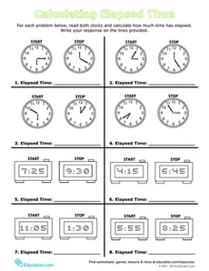 Calculate Elapsed Time