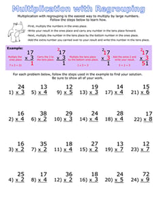Multiplication with Regrouping
