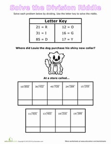 Solve a Division Riddle