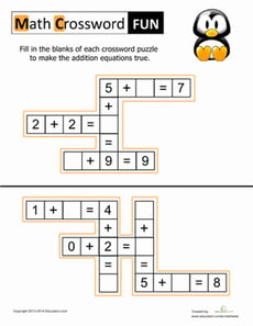 Math Crosswords