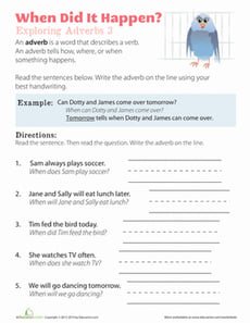 When Adverbs