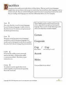 Diacritics