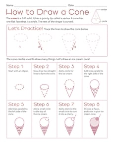 How to Draw a Cone