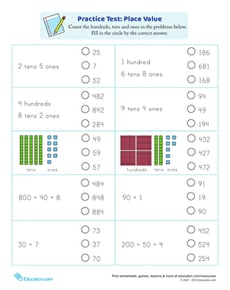 Place Value Test