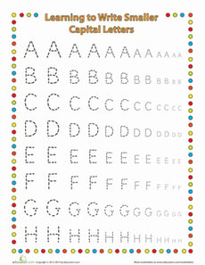 Smaller Letters: Upper Case