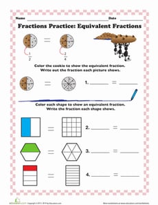 Finding Equivalent Fractions