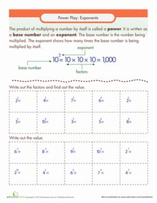 Exponents Practice
