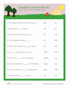 Complete this Sentence: Blends in Context