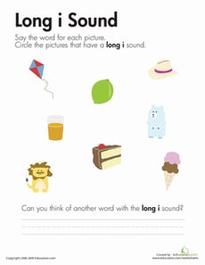 Long "I" Vowel