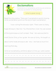 End Punctuation: Exclamations