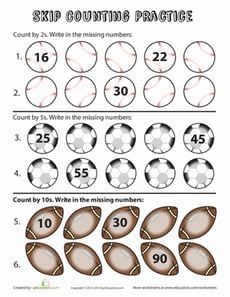 Skip Counting: Let's Practice!
