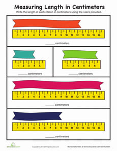 Measuring Length in Centimeters