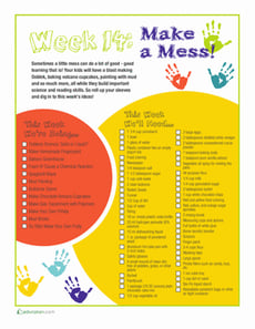 Week 14: Make a Mess!
