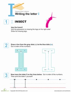 I is for Insect! Practice Writing the Letter I