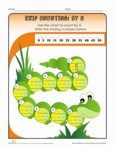 Skip Counting by Fives