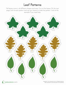 Printable Leaf Patterns