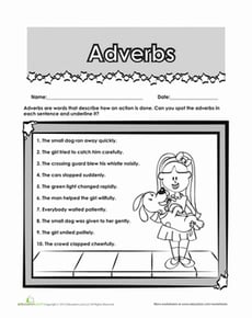 Find the Adverb