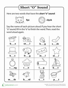Short "O" Words