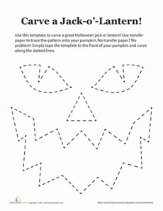 Jack-o'-Lantern Pattern