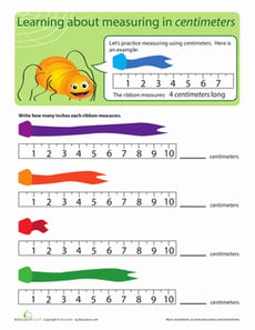 Measurement: Length in Centimeters