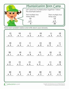 Multiplication Boot Camp