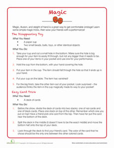 Easy Magic Tricks for Kids