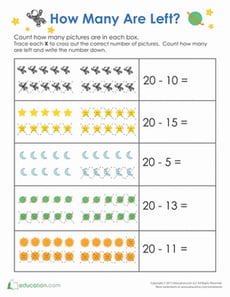 Double Digit Space Subtraction
