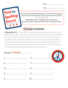 Find the Spelling Errors: Choosing a Candidate