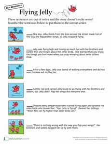 Sequencing Activity: Flying Jelly