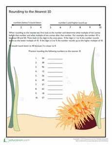 Underwater Rounding to the Nearest Ten
