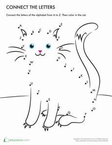Connect the Dots A-Z: Mr. Cat