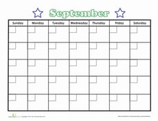 September Calendar
