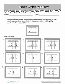 Three Digit Addition with Regrouping