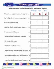 Write the Numbers