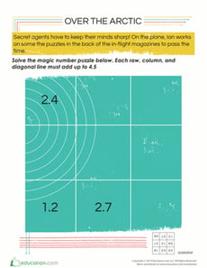 Magic Square: Decimals
