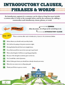 Comma Worksheet