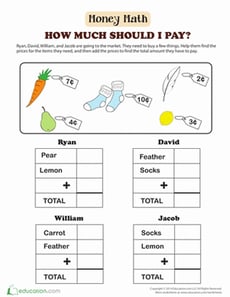 Addition with Money