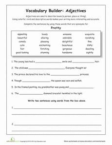 Synonyms for Pretty