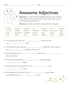 Awesome Adjectives