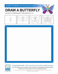 How to Draw a Shape Butterfly